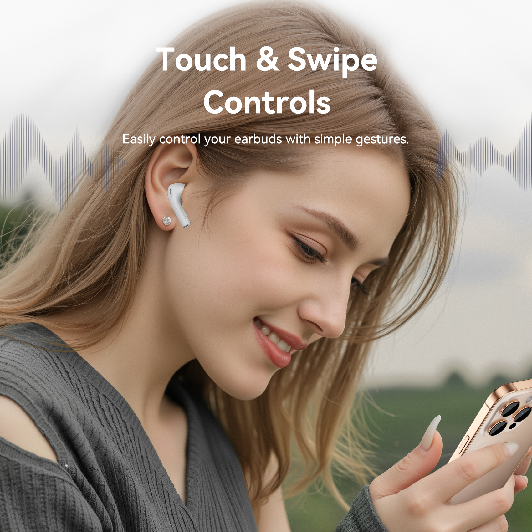 VENTION E11Pro ANC TWS Earphones Bluetooth 6.0