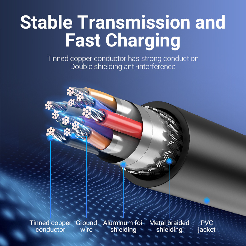 Vention Micro USB 3.0 Cable 3A Fast Charger Data Cord