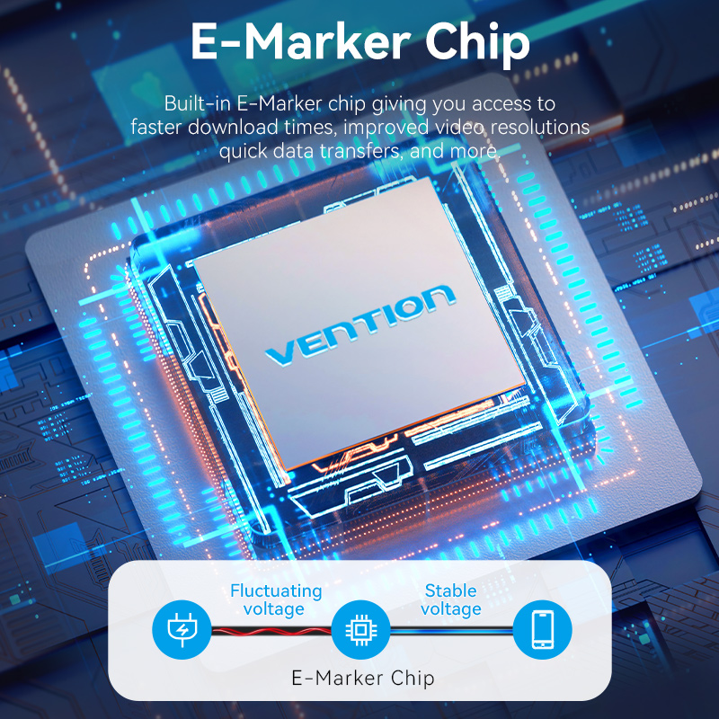 Vention 240W USB4 Cable 40Gbps 8K@60Hz Type C