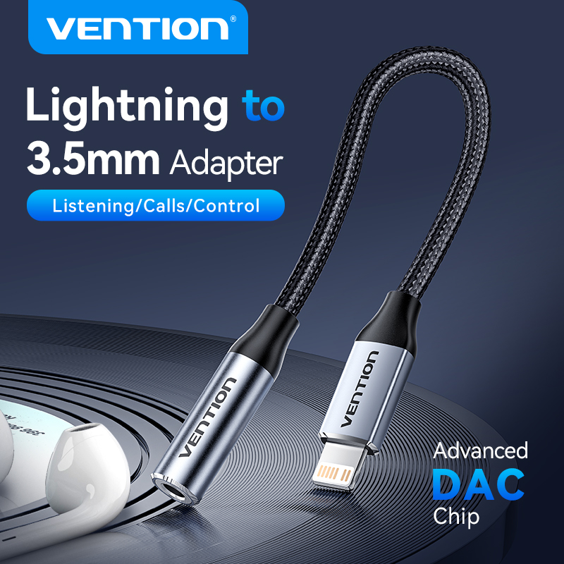 Adaptér Vention pro iPhone DAC z Lightning na 3,5mm