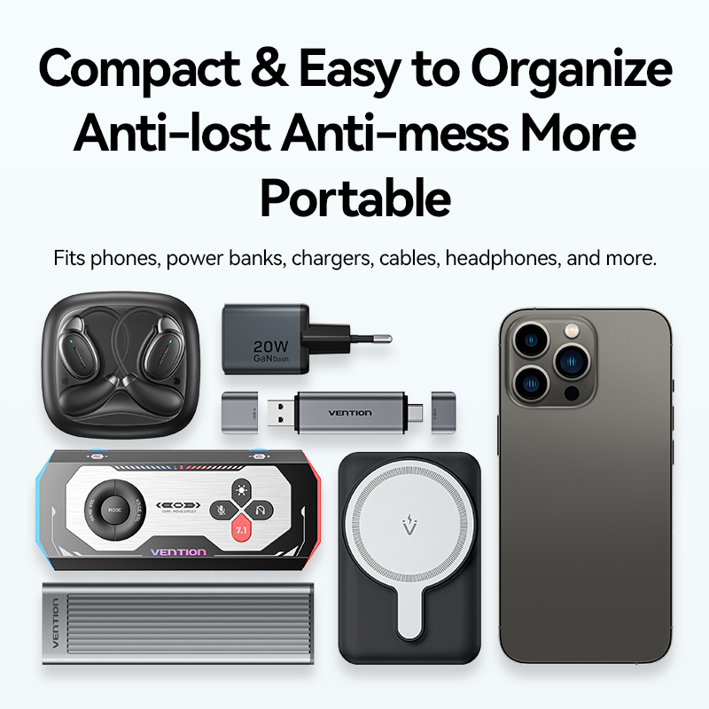 Vention Power Bank Case for iPhone 16 15 14 Xiaomi