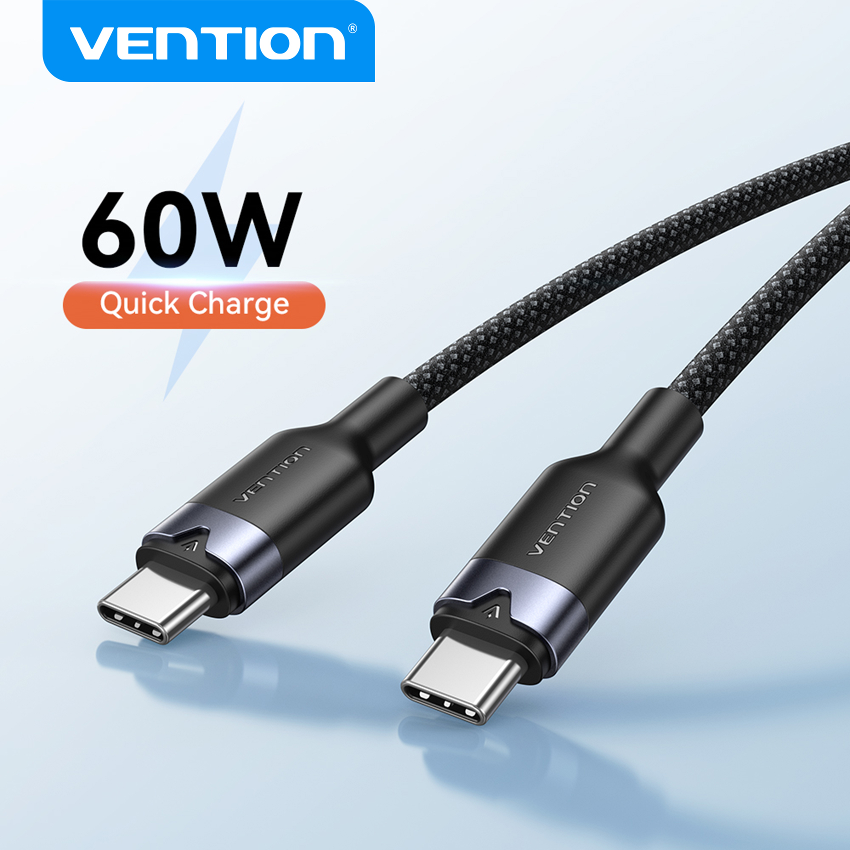 Vention 60W USB Type C to Type C Cable PD Fast