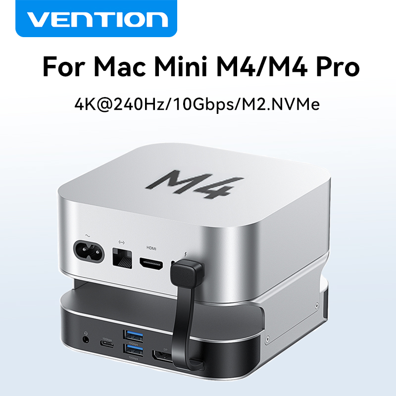 Vention USB HUB For Mac Mini M4 M4 Pro Docking