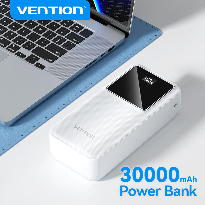 Vention Power Bank 30000mAh PD 22.5W Fast Charging