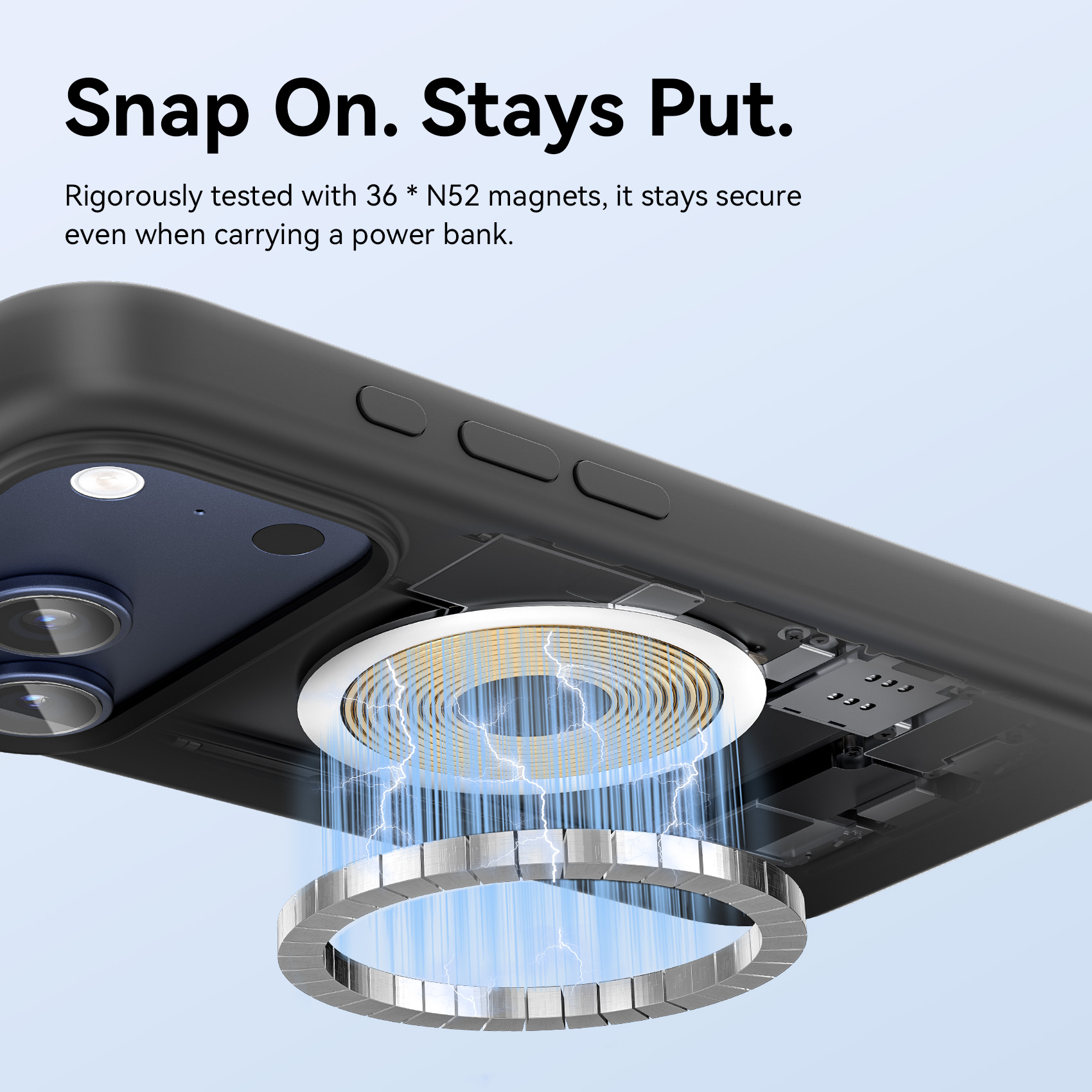 Vention Magnetic Case for iPhone 17 Air Pro Max Liquid