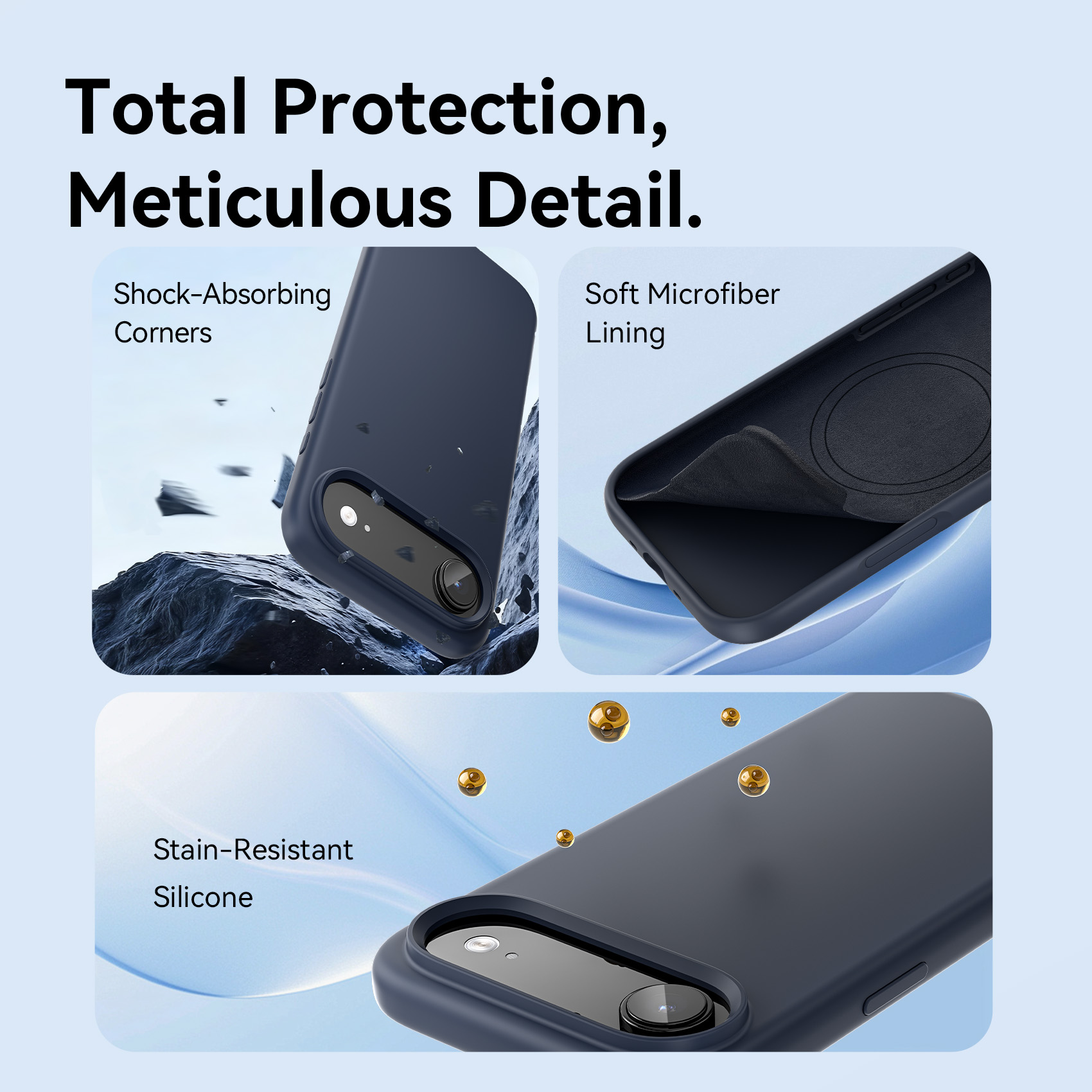 Vention Magnetic Case for iPhone 17 Air Pro Max Liquid