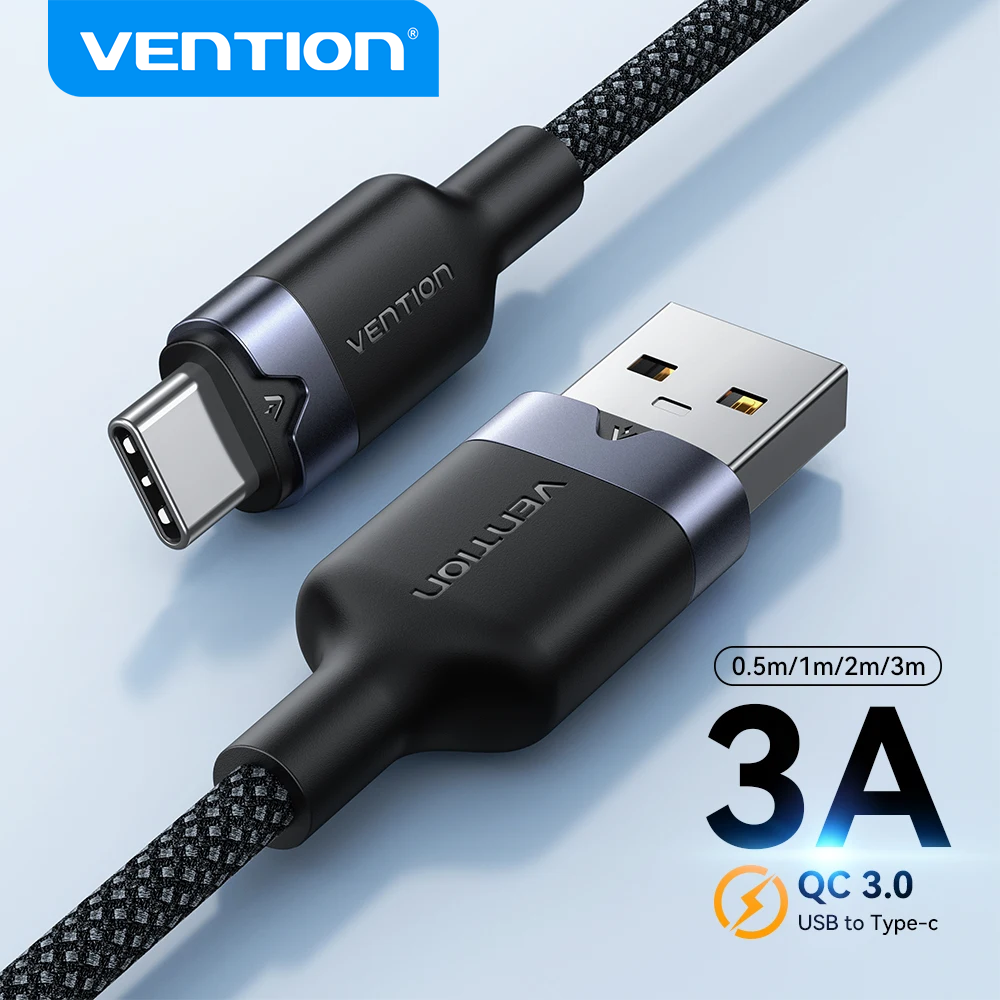 Vention USB C Cable 3A QC3.0 USB A to USB Type C