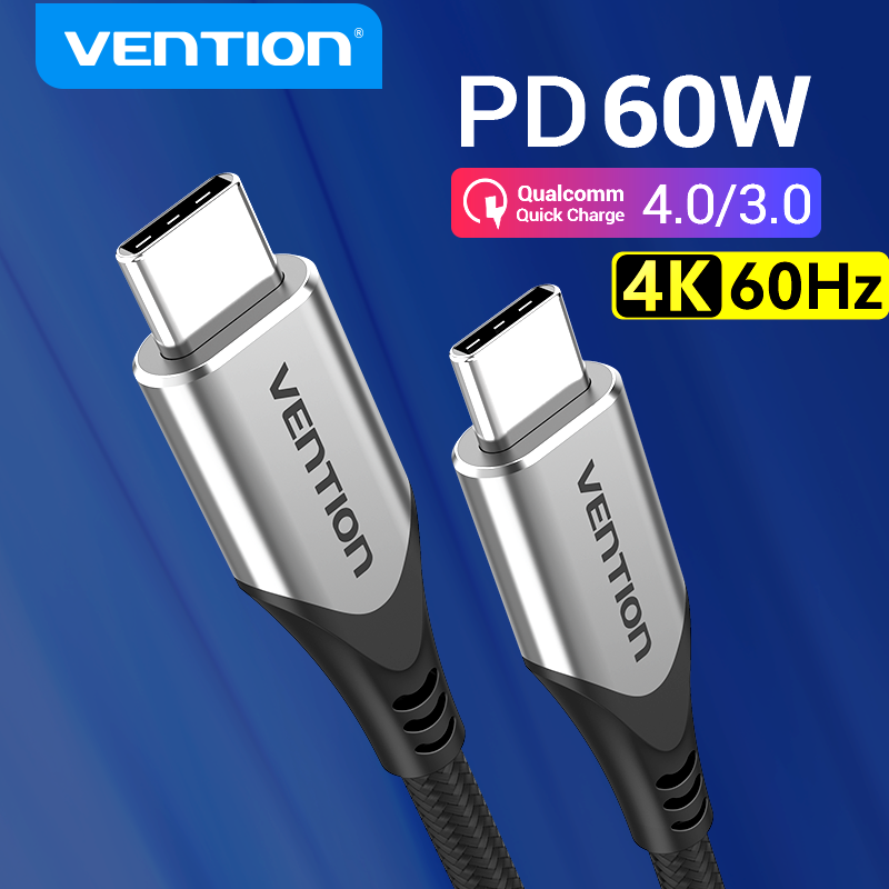 Vention 4K Type C Cable for MacBook Pro iPad Huawei