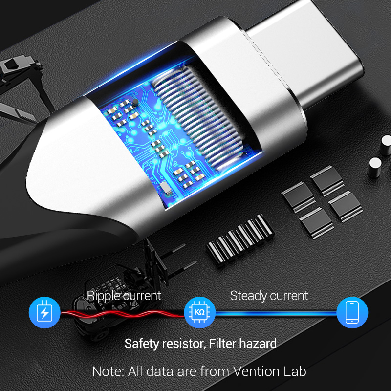 Vention 4K Type C Cable for MacBook Pro iPad Huawei