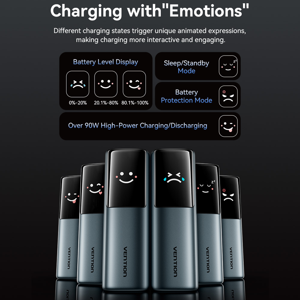Vention 200W Power Bank 27000mAh PD 3.1 140W Max