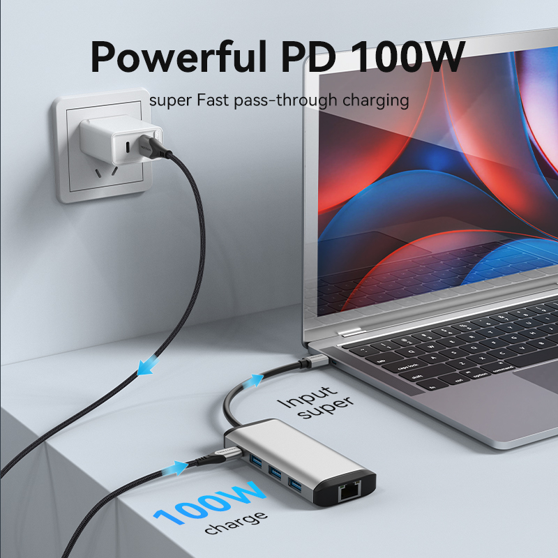 Vention USB C HUB Type C to USB 3.0 Dock Station USB C
