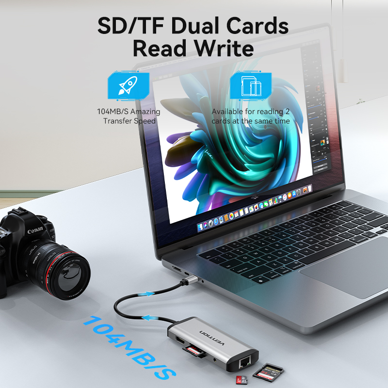 Vention USB C HUB Type C to USB 3.0 Dock Station USB C