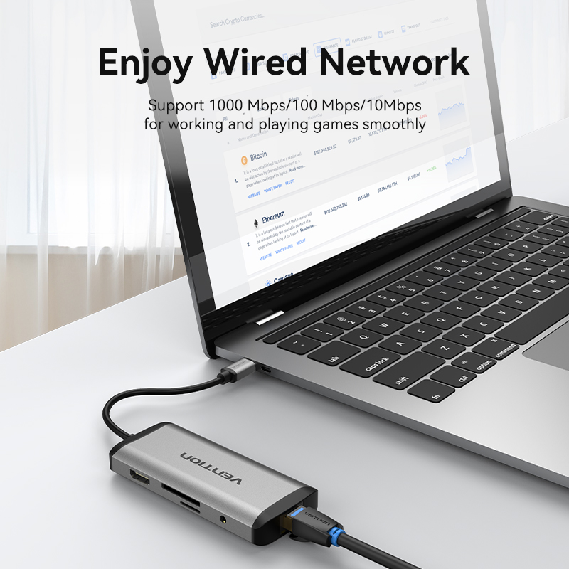 Vention USB C HUB Type C to USB 3.0 Dock Station USB C