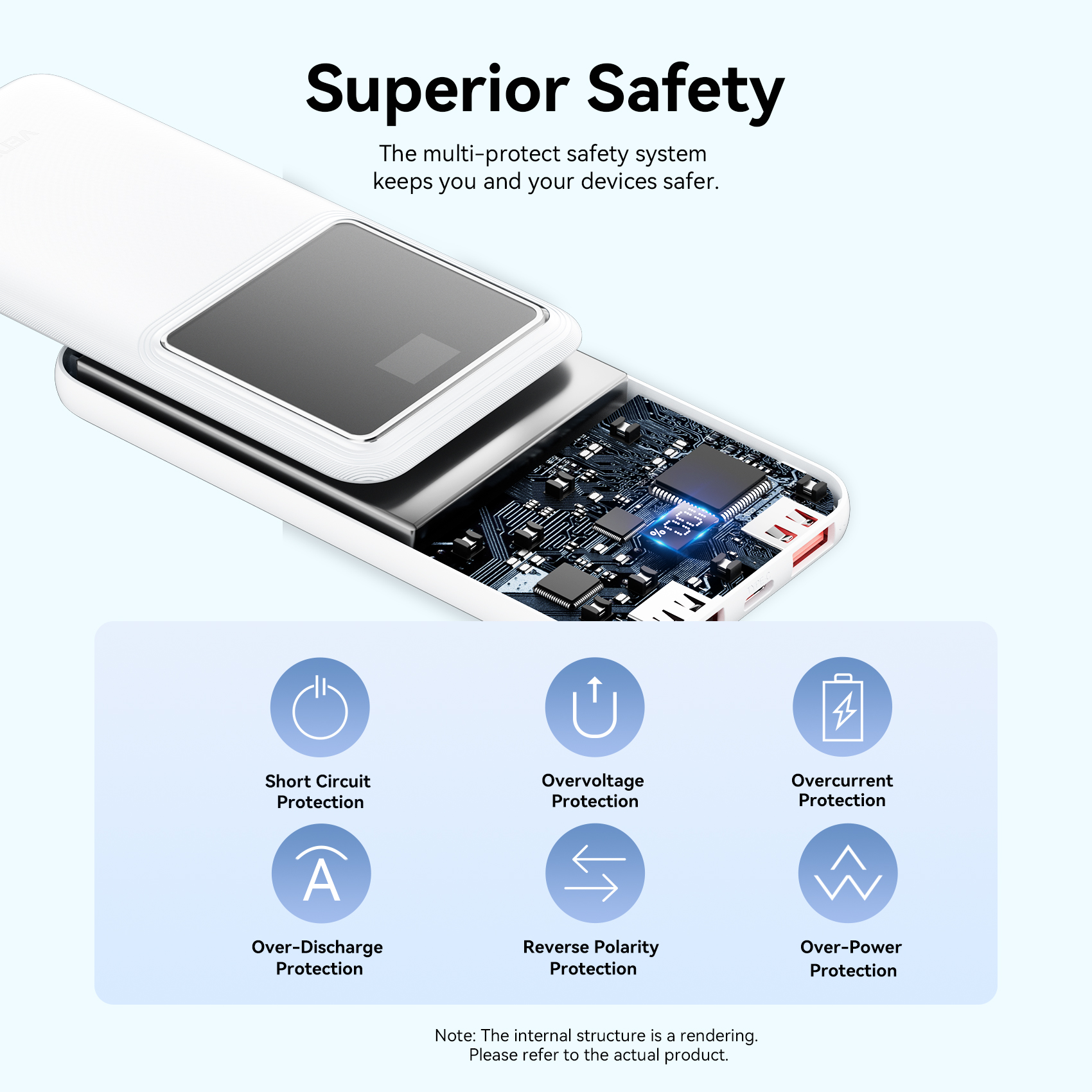 Vention CCC 20000mAh 22.5W külső akkumulátor beépített