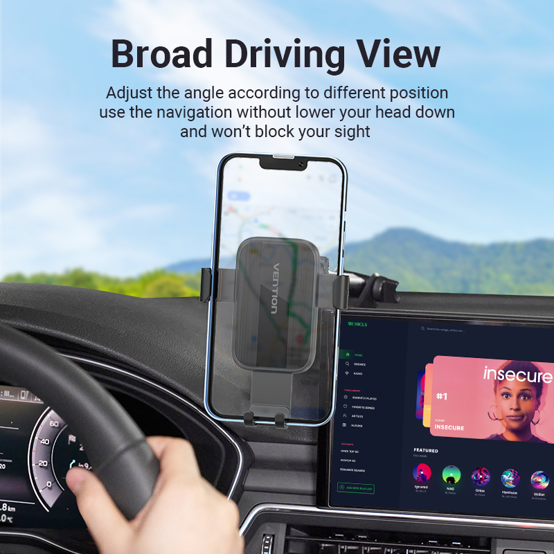 Vention Car Phone Holder Gravity Phone