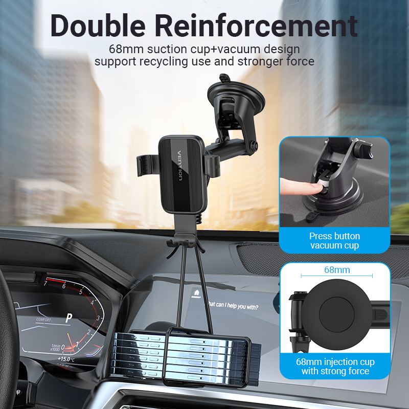 Vention Car Phone Holder Gravity Phone