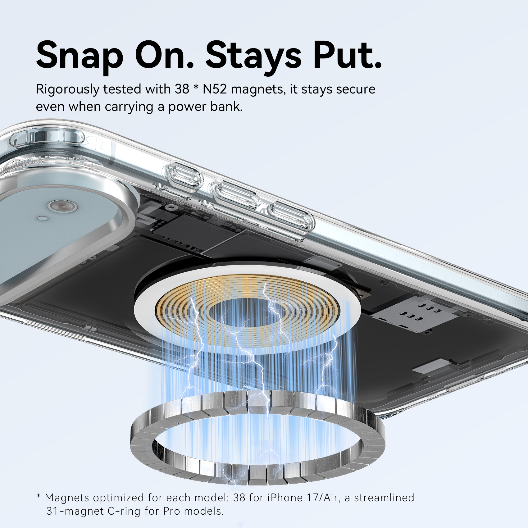 Vention Magnetic Case for iPhone 17 Pro Max Air