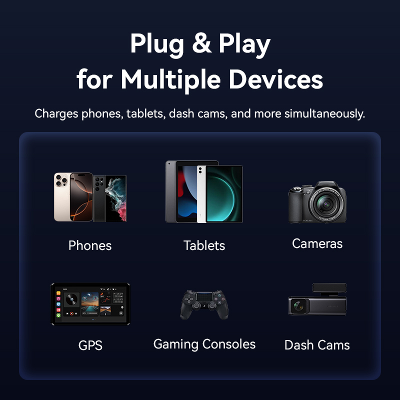 Autonabíječka Vention 48W QC 3.0 pro Huawei Xiaomi