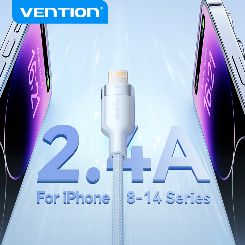 Vention USB to Lightning Cable for iPhone 14 13 12 11