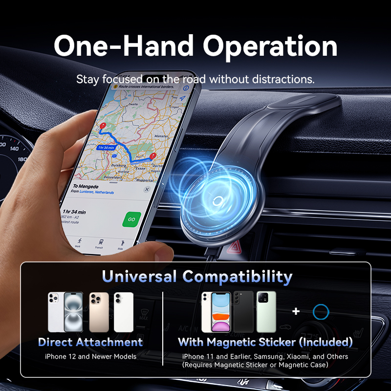 Vention Magnetic Car Phone Holder Mount Adhesive