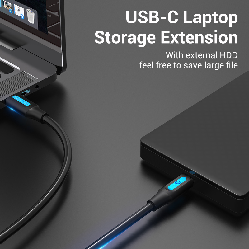 Vention USB C naar Mini USB-kabel Type C