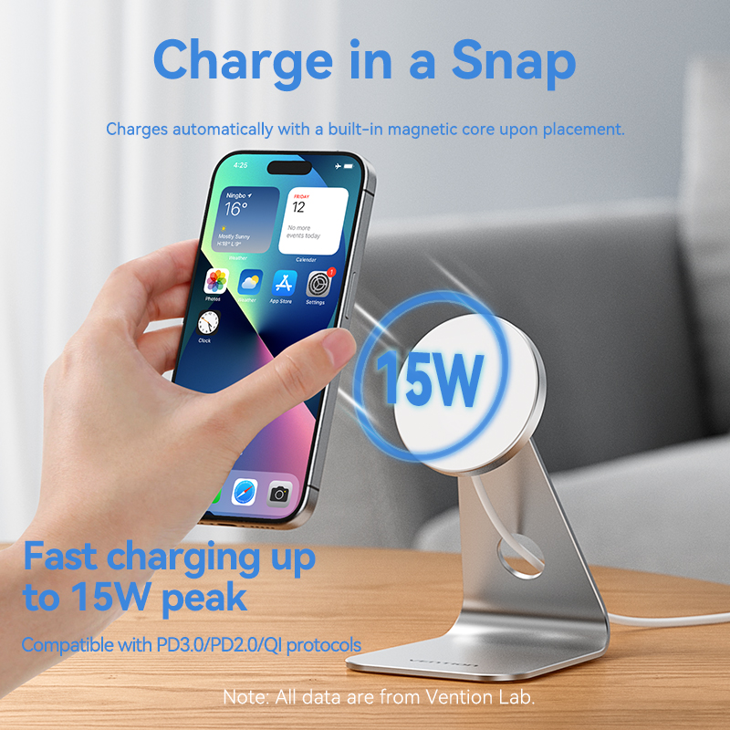 Vention Desktop 15W Magnetic Phone Wireless