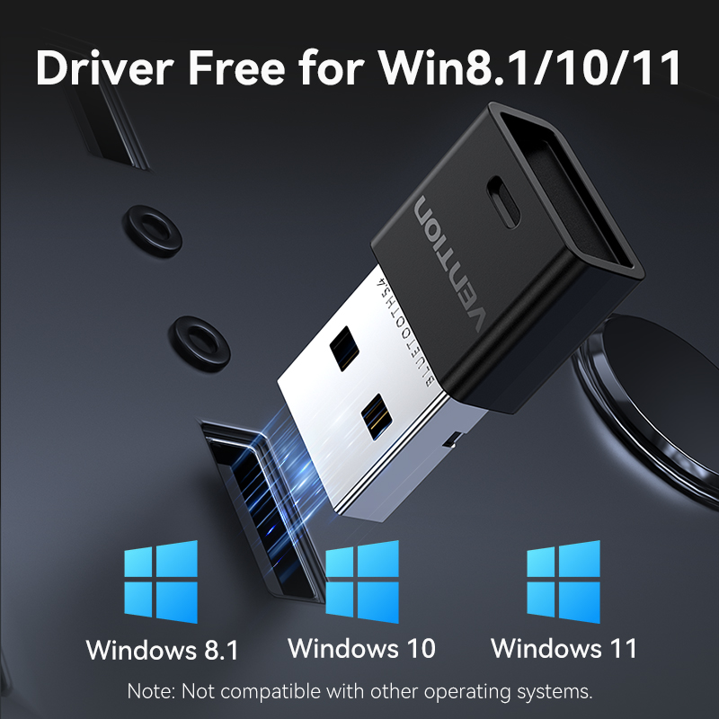 VENTION USB Bluetooth Adapter, Bluetooth 5.4 Dongle