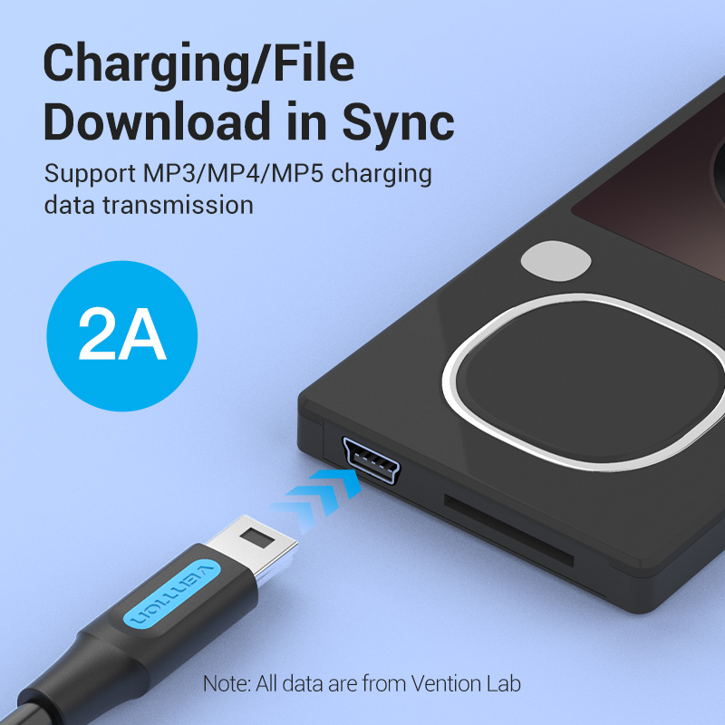 Vention USB C naar Mini USB-kabel Type C