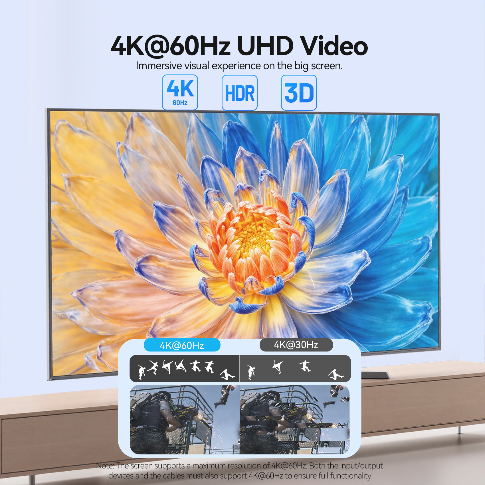 موزع USB-C لاسلكي مغناطيسي من Vention بدقة 4K وتردد 60