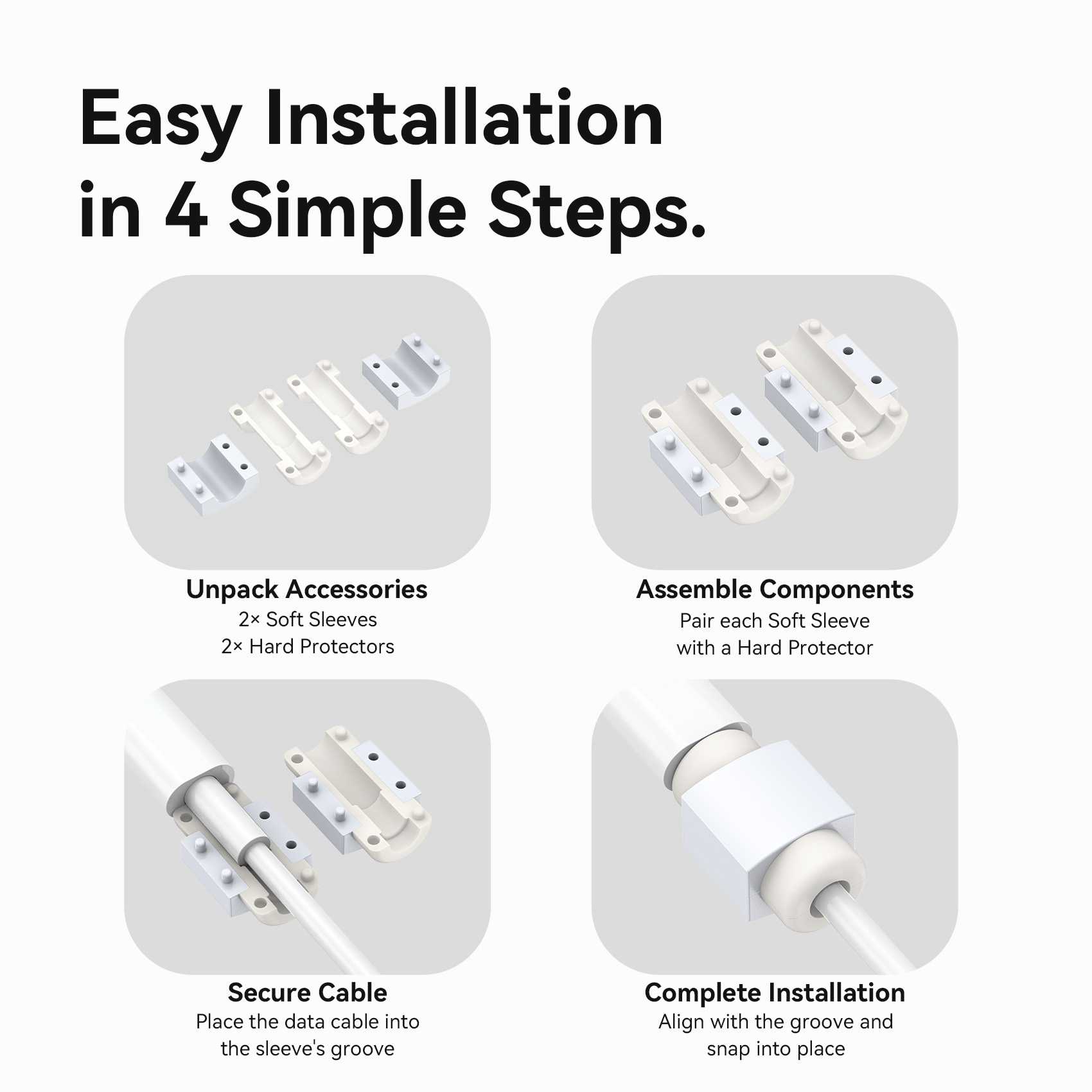 Vention Cable Protector For iPhone