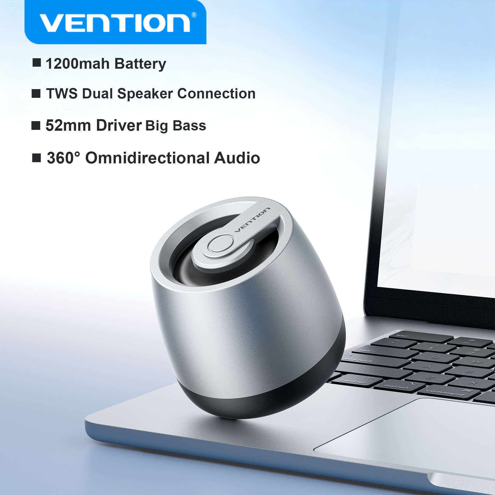 Vention Portable Bluetooth 6.0 Wireless Speaker Big