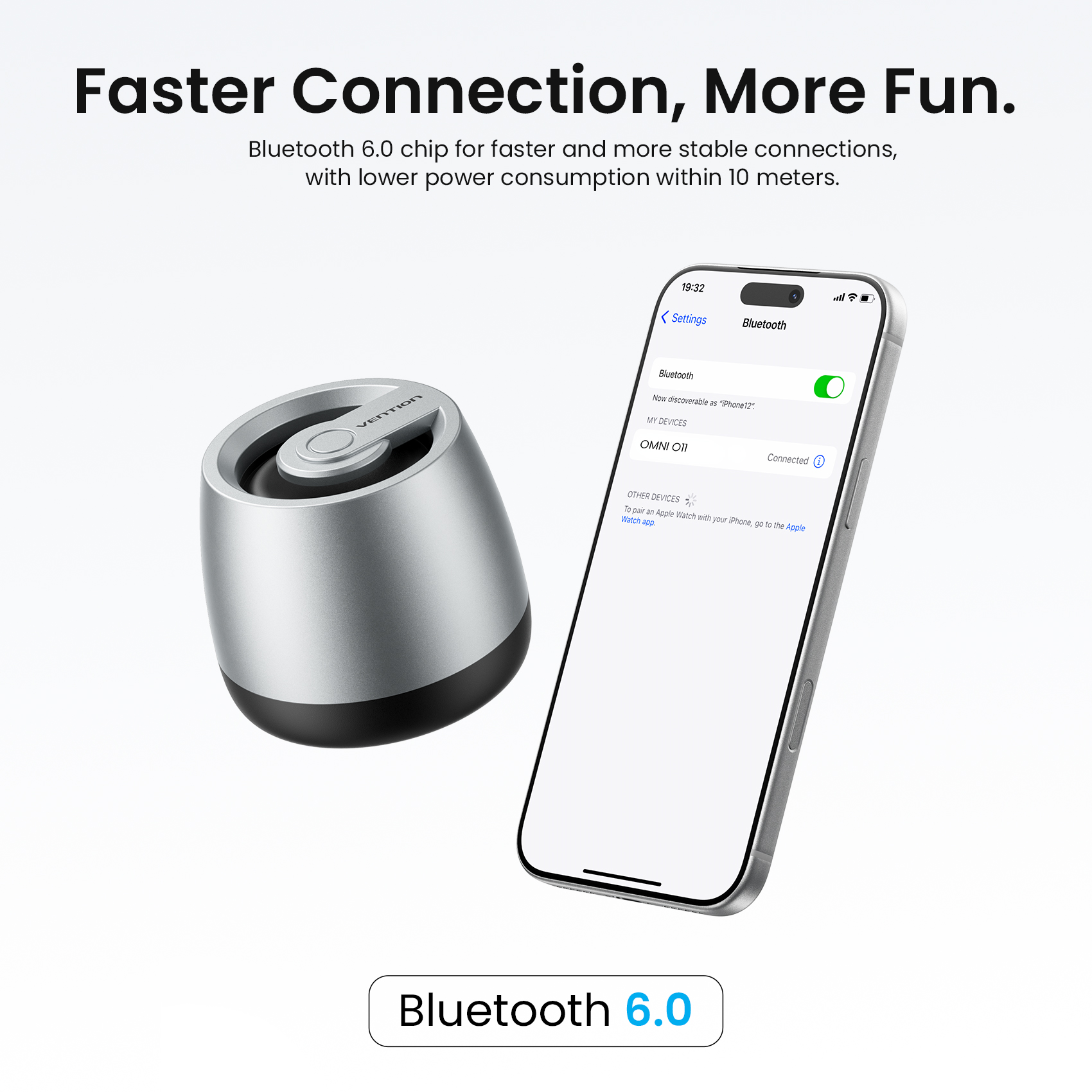 Vention Portable Bluetooth 6.0 Wireless Speaker Big