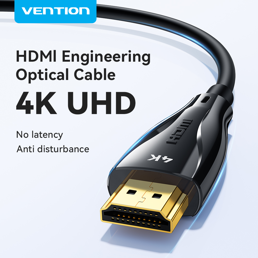 כבל HDMI 2.1 8K של Vention 120Hz 48Gbps סיב אופטי