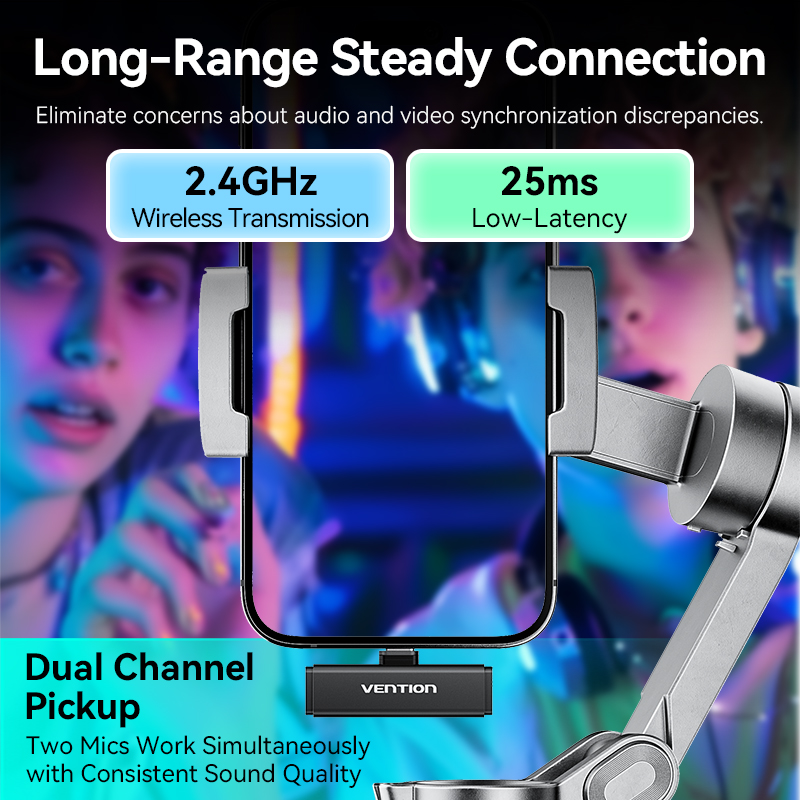 Wireless Lapel Microphone for Phone-Noise Cancellation