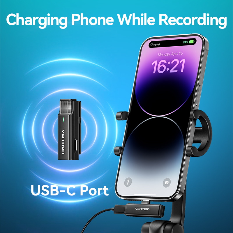 Wireless Lapel Microphone for Phone-Noise Cancellation
