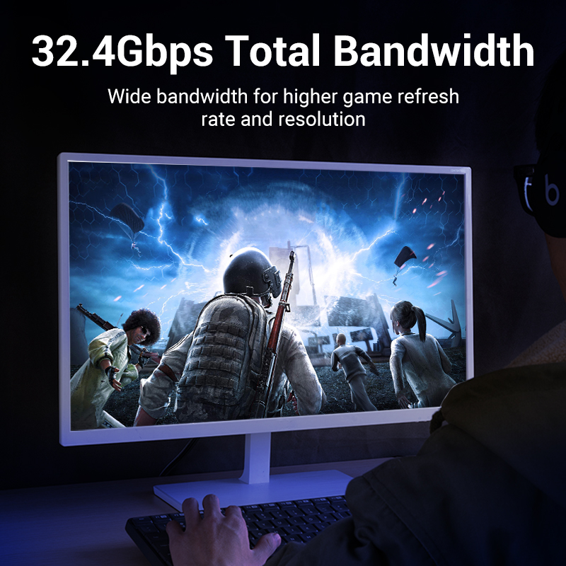Vention DisplayPort 1.4 Cable 8K 60Hz 4K HDR 165Hz