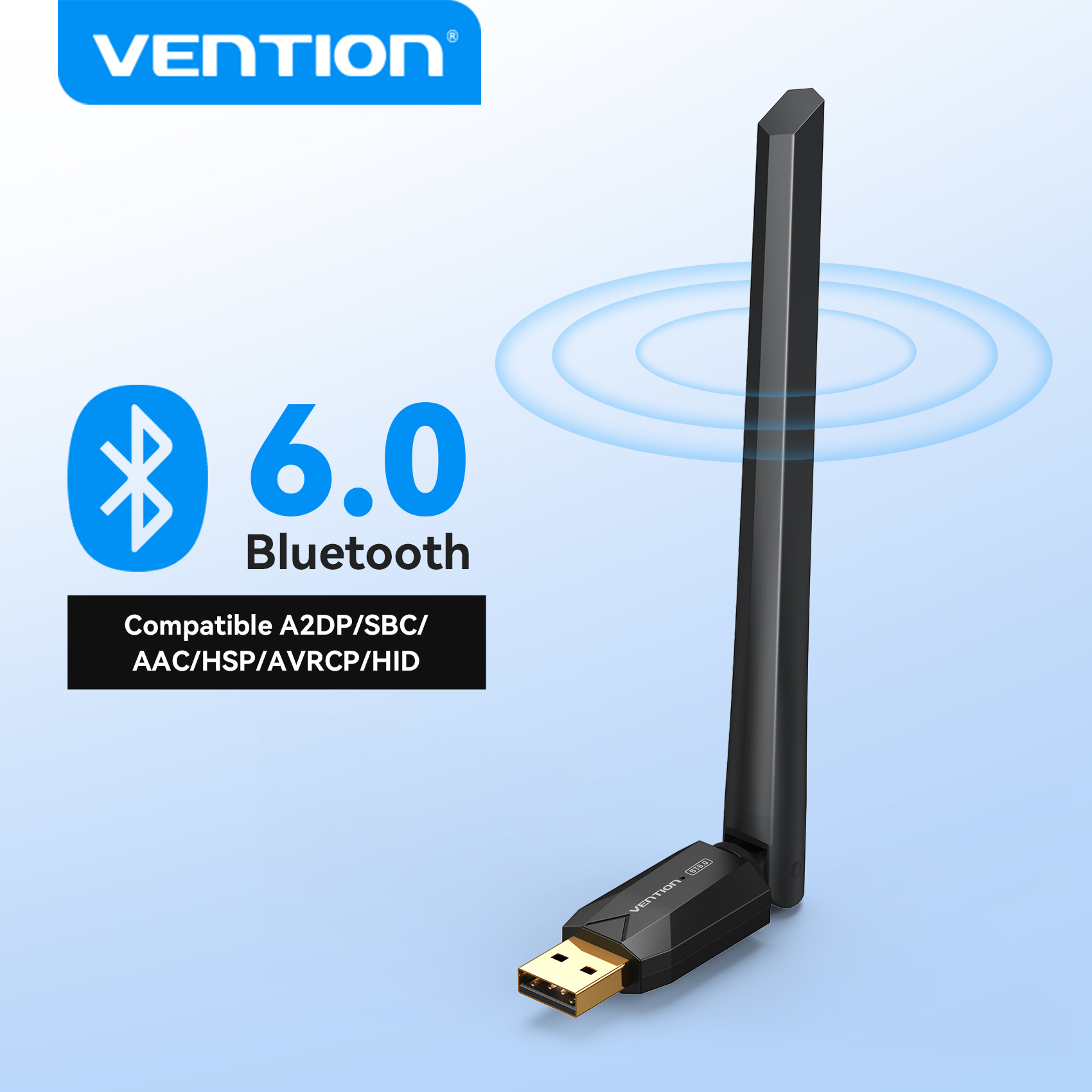 Vention USB Bluetooth 6.0 Adapter Wireless USB Dongle