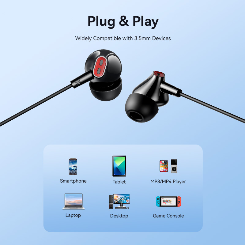 Vention ECHO LITE USB Type C 3.5mm Wired Earbuds