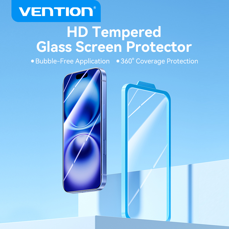 Vention Dust-free Tempered Glass for iPhone 16 Pro Max