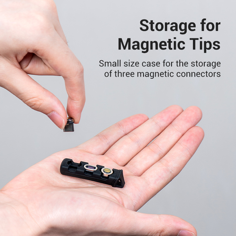 Vention Magnetic Plug Case Portable Storage Box Type C
