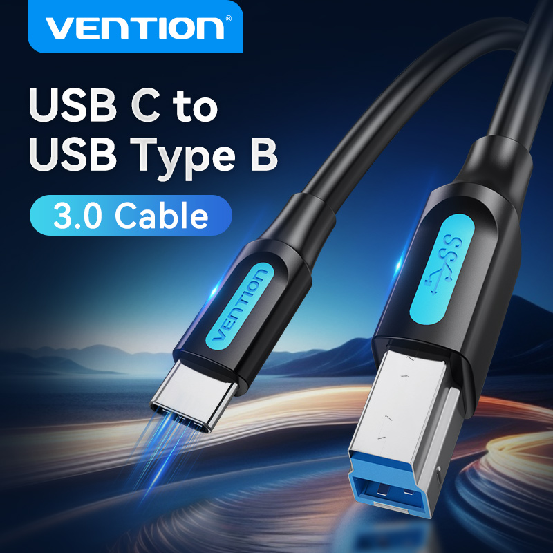 Vention USB C to USB Type B 3.0 Cable for MacBook Pro