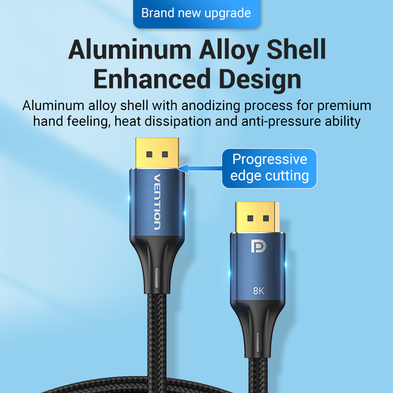 Vention DisplayPort 1.4 Cable 8K 60Hz 4K HDR 165Hz