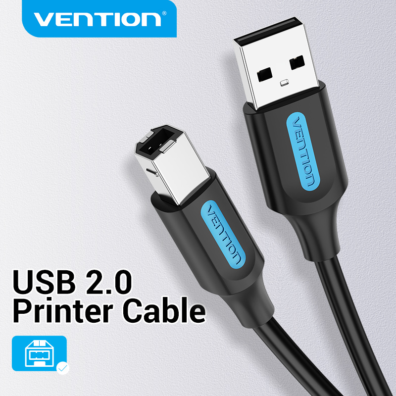 Vention USB Printer Cable USB 2.0 Type A Male To B