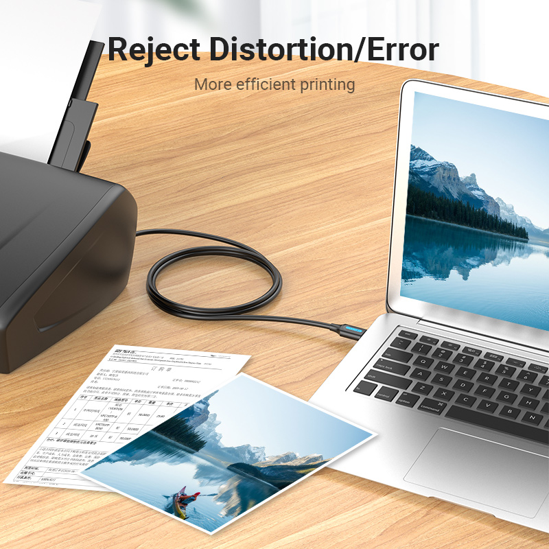 Vention USB Printer Cable USB 2.0 Type A Male To B