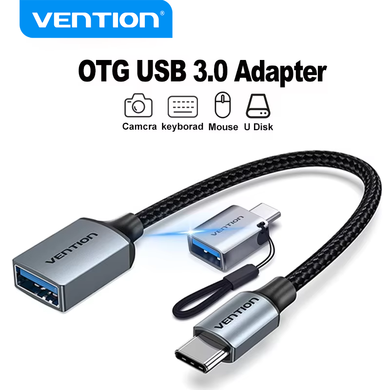 Vention USB C OTG Adapter USB A to Type C