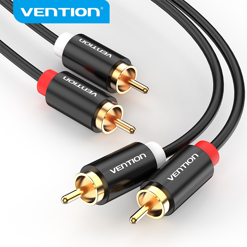 Vention 2 RCA naar 2 RCA-kabel mannelijk-mannelijk