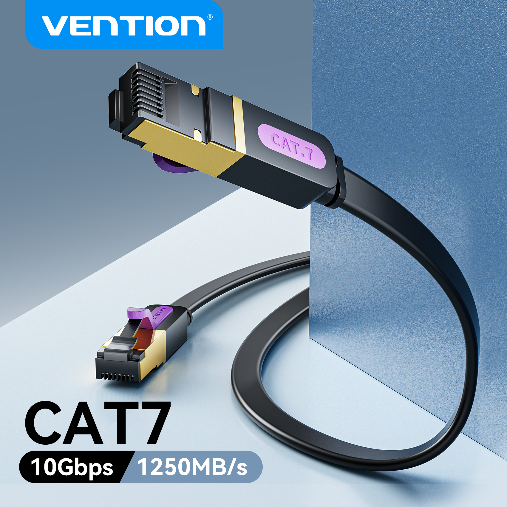 Vention Cat7 Ethernet Cable Cat7 High Speed Flat