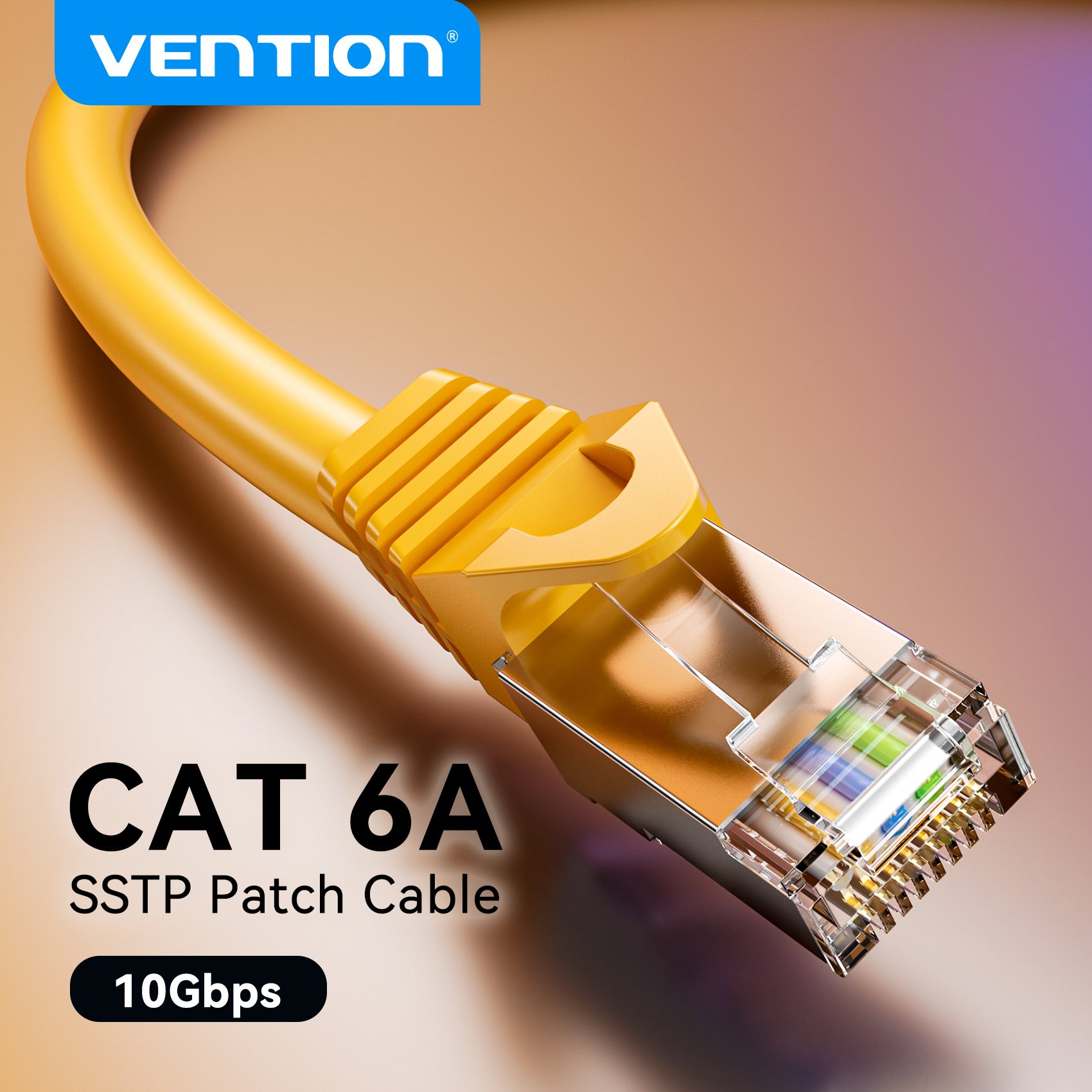 Vention Ethernetkabel CAT6A 10 Gbps RJ45 netwerk