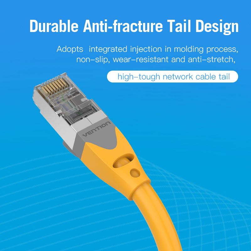 Vention Ethernetkabel CAT6A 10 Gbps RJ45 netwerk