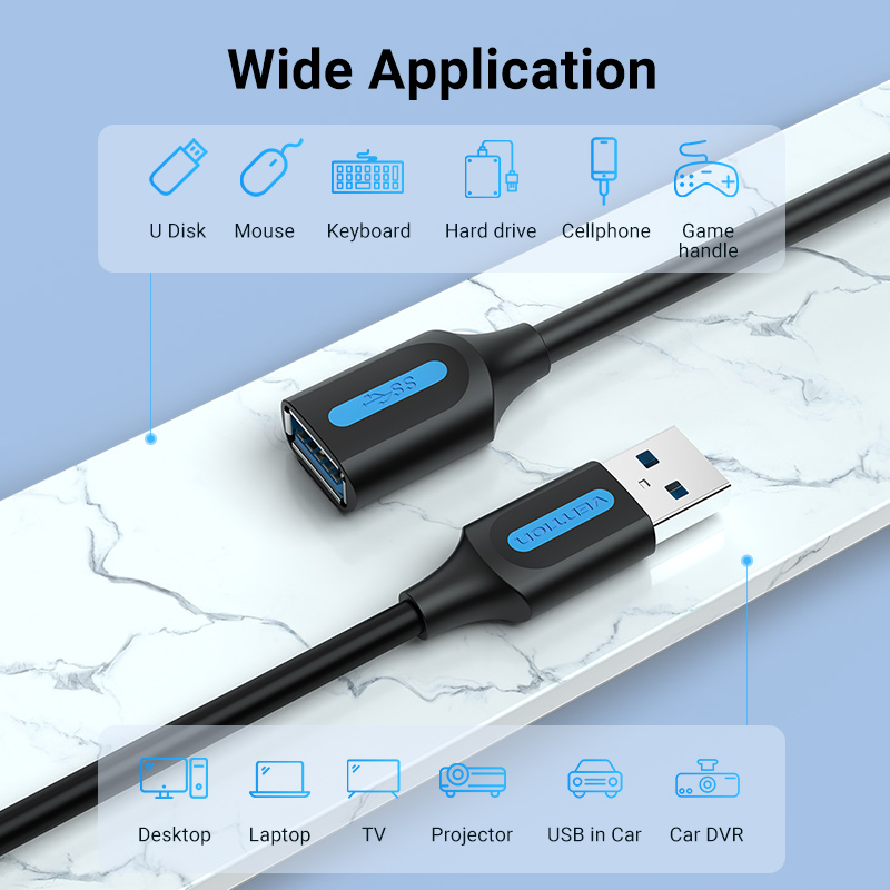 Vention USB 3.0 Extension Cable USB 3.0 2.0